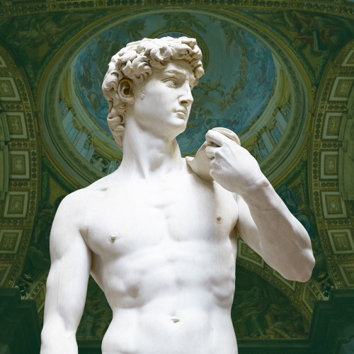 Statue of David and the Sistine Chapel