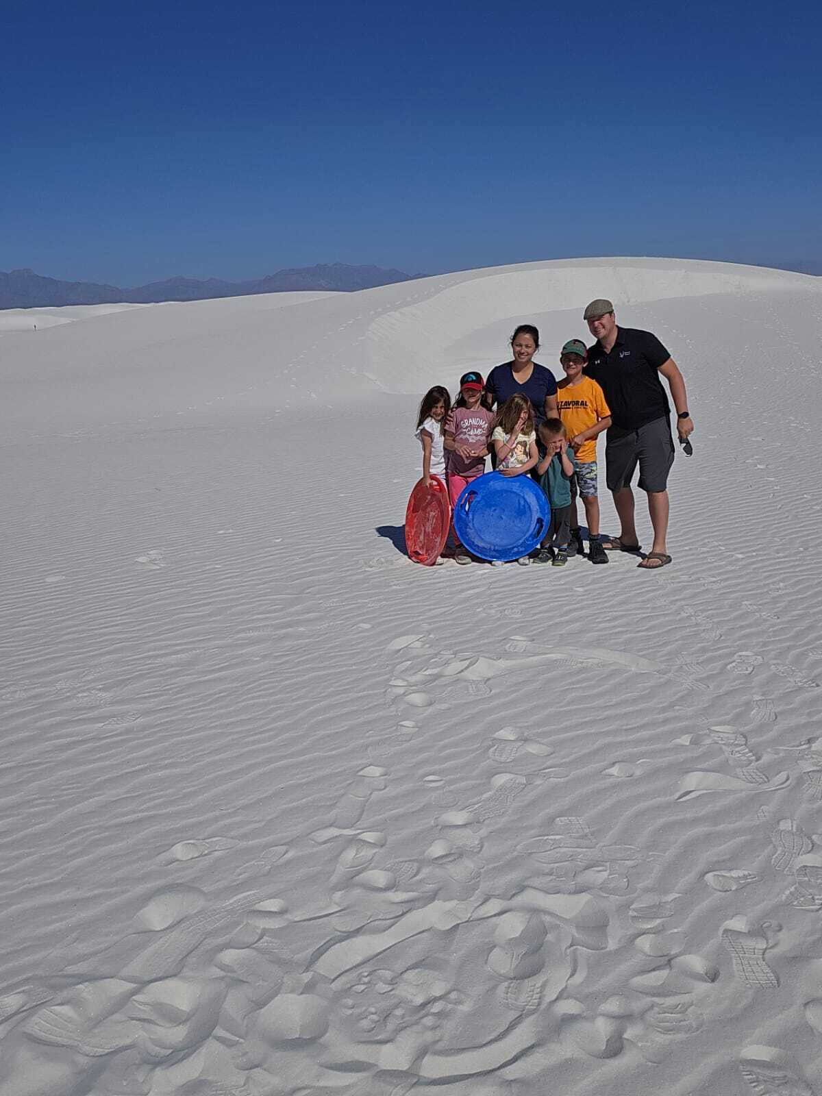 family pic white sands